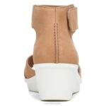 mujer Naturalizer gamuza de masa para galletas sandalia con cuña riviera RTZ4T156 - Imagen 6
