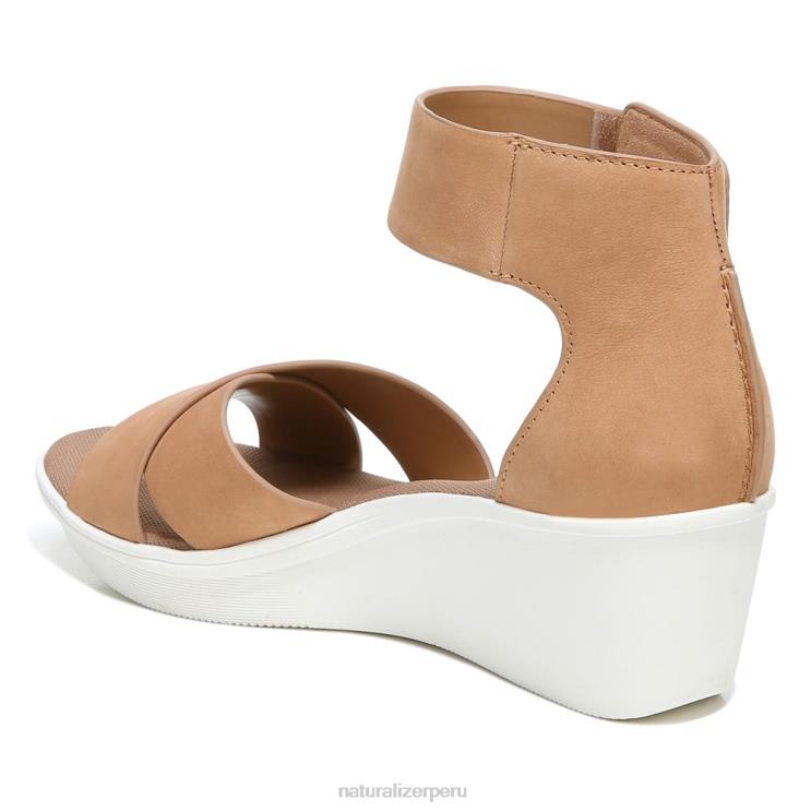 mujer Naturalizer gamuza de masa para galletas sandalia con cuña riviera RTZ4T156 - Imagen 8