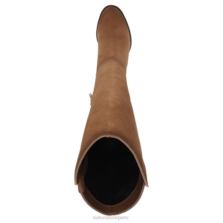 mujer Naturalizer gamuza de té inglés botas por encima de la rodilla kyrie RTZ4T285 - Imagen 4