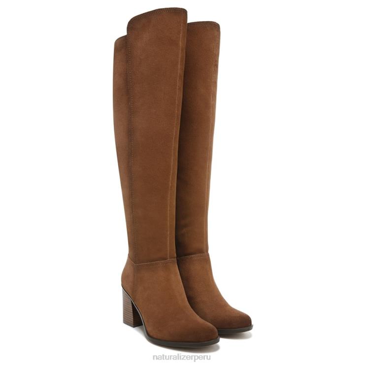 mujer Naturalizer gamuza de té inglés botas por encima de la rodilla kyrie RTZ4T285 - Imagen 1
