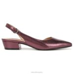 mujer Naturalizer lagarto cabernet sauvignon bancos puntiagudos planos RTZ4T86 - Imagen 2