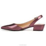 mujer Naturalizer lagarto cabernet sauvignon bancos puntiagudos planos RTZ4T86 - Imagen 3