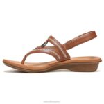 mujer Naturalizer marrón caramelo sintético sandalia soul soleada RTZ4T557 - Imagen 3