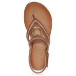 mujer Naturalizer marrón caramelo sintético sandalia soul soleada RTZ4T557 - Imagen 4