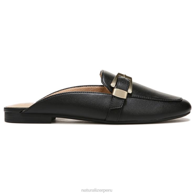 mujer Naturalizer negro liso hecho por el hombre kayden 3 mula RTZ4T542 - Imagen 2