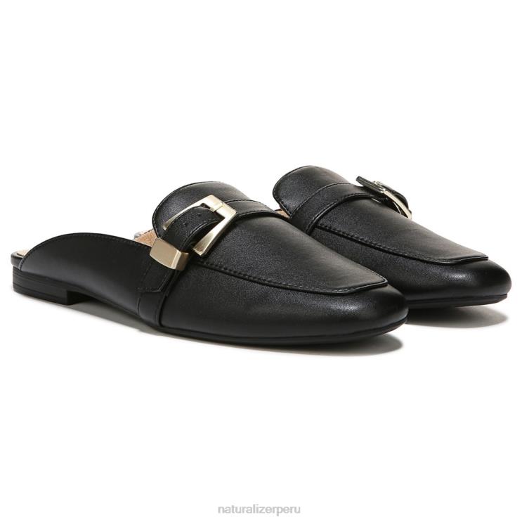 mujer Naturalizer negro liso hecho por el hombre kayden 3 mula RTZ4T542 - Imagen 1