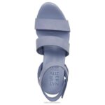 mujer Naturalizer nubuck azul acero sandalia con cuña gen n ignite RTZ4T151 - Imagen 4