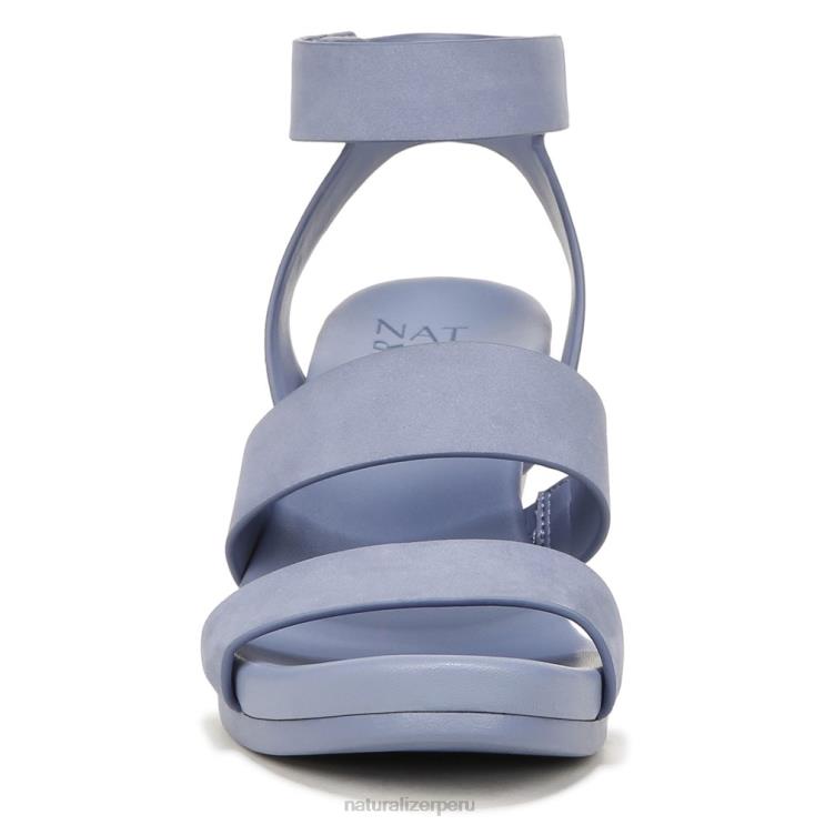 mujer Naturalizer nubuck azul acero sandalia con cuña gen n ignite RTZ4T151 - Imagen 5