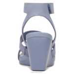 mujer Naturalizer nubuck azul acero sandalia con cuña gen n ignite RTZ4T151 - Imagen 6