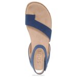 mujer Naturalizer nubuck sintético azul sandalia alma divina RTZ4T523 - Imagen 4