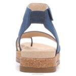 mujer Naturalizer nubuck sintético azul sandalia alma divina RTZ4T523 - Imagen 6