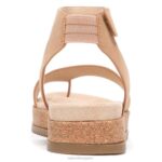 mujer Naturalizer nubuck sintético de masa para galletas sandalia alma divina RTZ4T522 - Imagen 6
