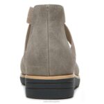 mujer Naturalizer nubuck sintético gris introducción del alma plana RTZ4T330 - Imagen 6
