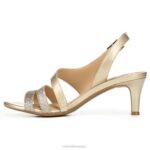 mujer Naturalizer oro/purpurina sintética sandalia de vestir taimi RTZ4T502 - Imagen 3