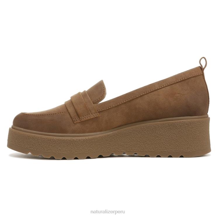 mujer Naturalizer pan de plátano tela marrón mocasines soul joyla RTZ4T552 - Imagen 3