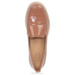mujer Naturalizer patente de avellana mocasines con suela dentada Darry RTZ4T167 - Imagen 4