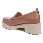 mujer Naturalizer patente de avellana mocasines con suela dentada Darry RTZ4T167 - Imagen 9