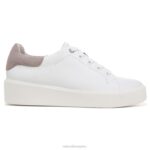mujer Naturalizer piel blanca/tórtola tenis morrison 2.0 con cordones RTZ4T91 - Imagen 2