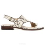 mujer Naturalizer piel de cobra marfil 27 editar sandalia eris RTZ4T611 - Imagen 2