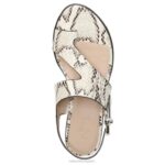mujer Naturalizer piel de cobra marfil 27 editar sandalia eris RTZ4T611 - Imagen 4