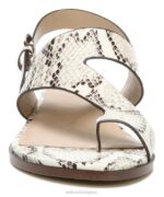mujer Naturalizer piel de cobra marfil 27 editar sandalia eris RTZ4T611 - Imagen 5