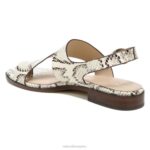 mujer Naturalizer piel de cobra marfil 27 editar sandalia eris RTZ4T611 - Imagen 8