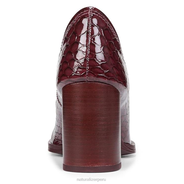 mujer Naturalizer piel de cocodrilo cabernet sauvignon 27 editar bomba de felicidad RTZ4T35 - Imagen 6