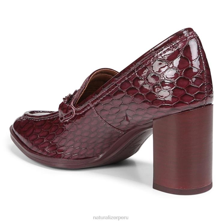 mujer Naturalizer piel de cocodrilo cabernet sauvignon 27 editar bomba de felicidad RTZ4T35 - Imagen 8