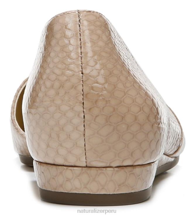 mujer Naturalizer piel de serpiente malva vintage kristin plana RTZ4T267 - Imagen 6