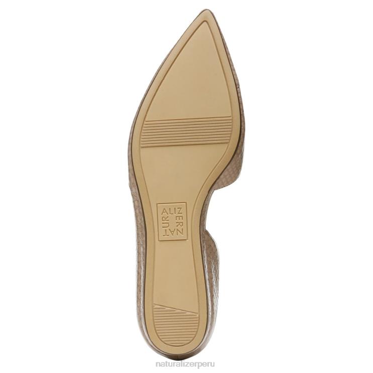 mujer Naturalizer piel de serpiente malva vintage kristin plana RTZ4T267 - Imagen 7