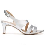 mujer Naturalizer plata/purpurina sintética sandalia de vestir taimi RTZ4T503 - Imagen 2