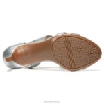 mujer Naturalizer plata/purpurina sintética sandalia de vestir taimi RTZ4T503 - Imagen 7