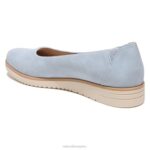 mujer Naturalizer polvo azul sintético alma idea bailarina plana RTZ4T365 - Imagen 8