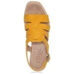 mujer Naturalizer sintético amarillo sandalia alma aki RTZ4T560 - Imagen 4