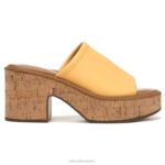 mujer Naturalizer sintético amarillo sandalias Cassie RTZ4T620 - Imagen 2