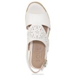 mujer Naturalizer sintético blanco sandalia alpargata soul ocean RTZ4T577 - Imagen 4