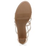 mujer Naturalizer sintético dorado claro sandalia de vestir neón RTZ4T563 - Imagen 7
