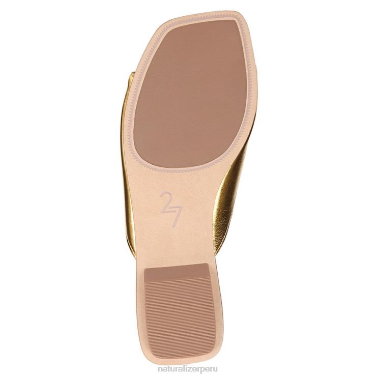mujer Naturalizer sintético dorado profundo sandalia 27 edit zelda RTZ4T690 - Imagen 7