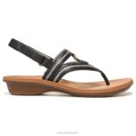 mujer Naturalizer sintético liso negro sandalia soul soleada RTZ4T555 - Imagen 2