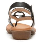 mujer Naturalizer sintético liso negro sandalia soul soleada RTZ4T555 - Imagen 6