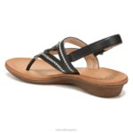 mujer Naturalizer sintético liso negro sandalia soul soleada RTZ4T555 - Imagen 8