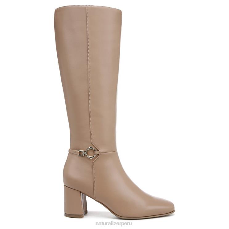 mujer Naturalizer sintético liso topo botas waylon hasta la rodilla RTZ4T593 - Imagen 2
