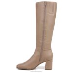 mujer Naturalizer sintético liso topo botas waylon hasta la rodilla RTZ4T593 - Imagen 3