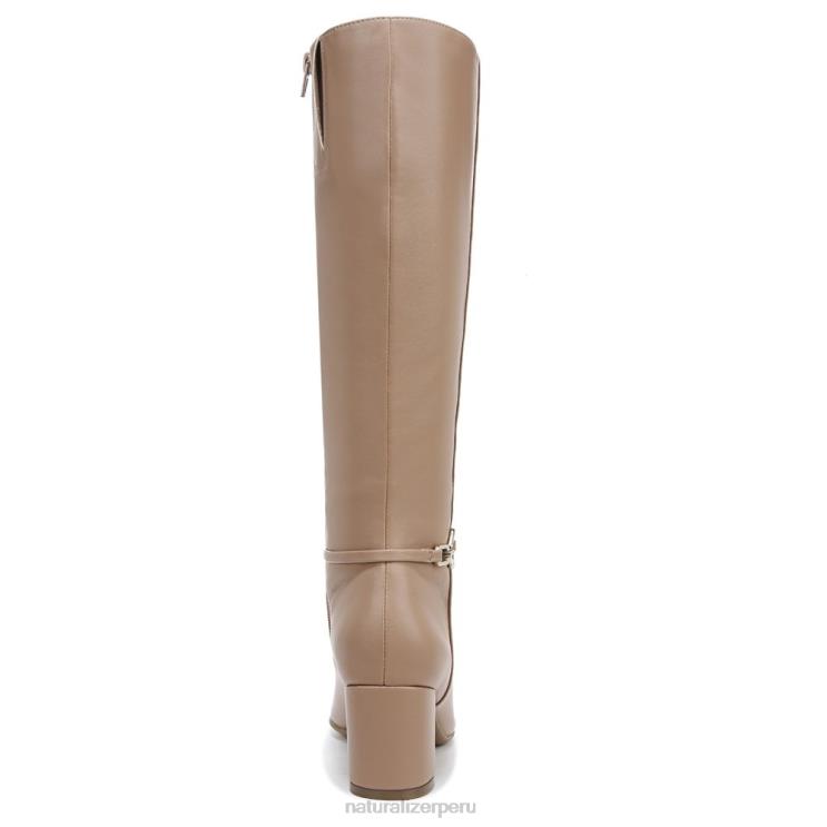 mujer Naturalizer sintético liso topo botas waylon hasta la rodilla RTZ4T593 - Imagen 6