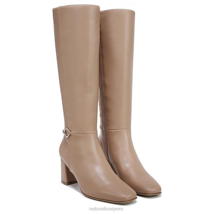 mujer Naturalizer sintético liso topo botas waylon hasta la rodilla RTZ4T593 - Imagen 1