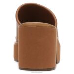 mujer Naturalizer sintético marrón sandalias Cassie RTZ4T622 - Imagen 6