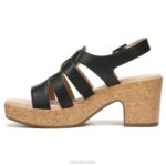 mujer Naturalizer sintético negro sandalia alma aki RTZ4T559 - Imagen 3