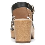 mujer Naturalizer sintético negro sandalia alma aki RTZ4T559 - Imagen 6
