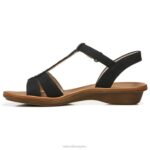 mujer Naturalizer sintético negro sandalia alma verano RTZ4T526 - Imagen 3