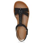 mujer Naturalizer sintético negro sandalia alma verano RTZ4T526 - Imagen 4